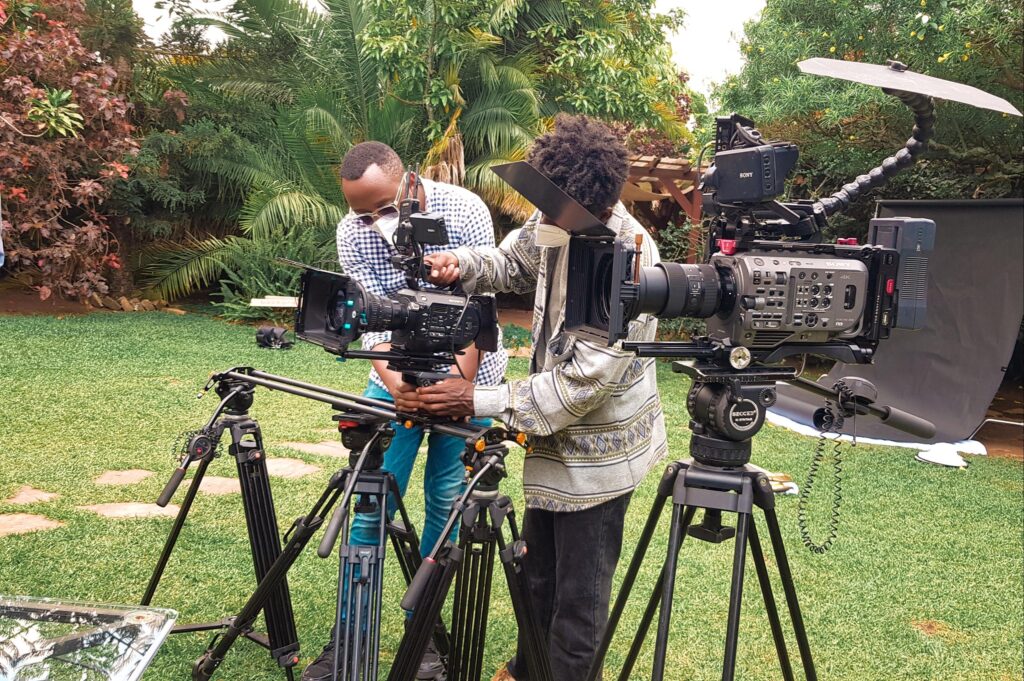 Pace Production crew on location